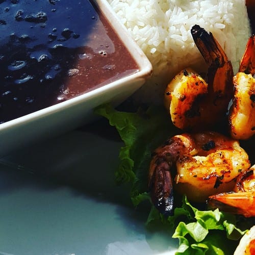 C4. Grilled Shrimp w/ Rice (Com Tom).