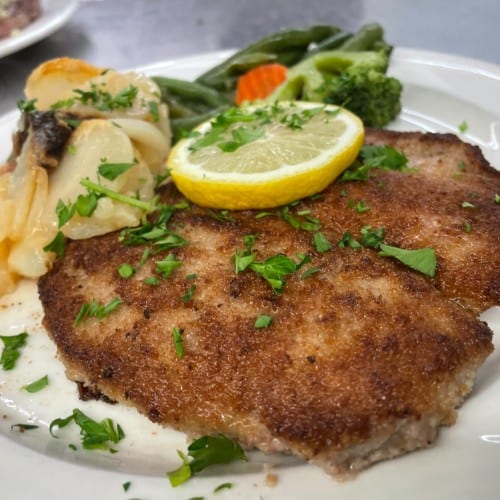 Veal Cutlet meal.