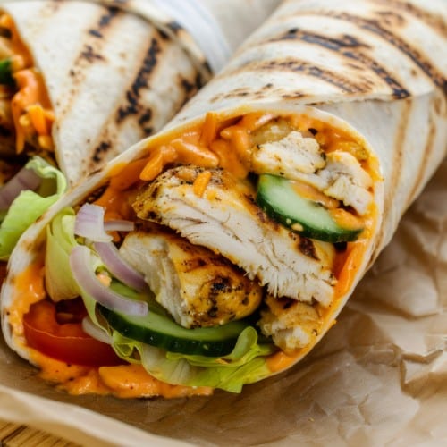 Buffalo Chicken Wrap.