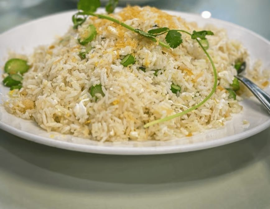 83. Dry Scallop Egg White Fried Rice / 瑤柱蛋白炒飯.
