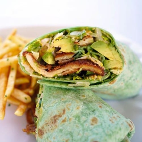 Crispy Chicken Wrap.