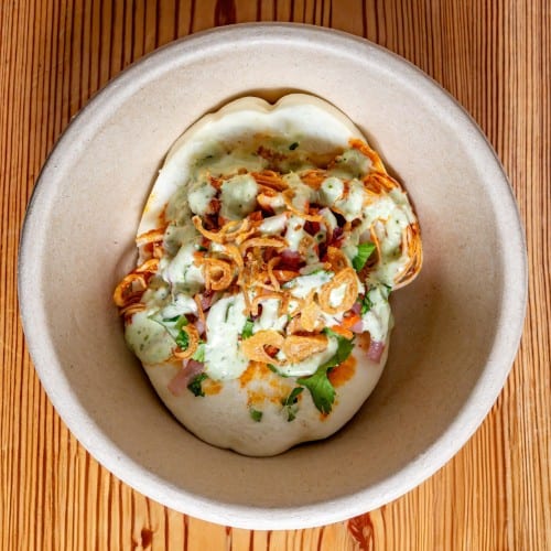 B2) Red Curry Chicken Bao.