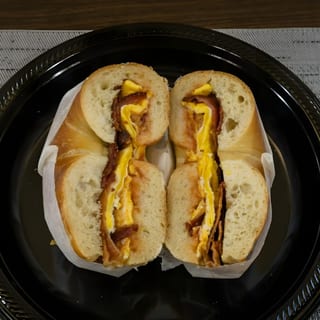 Bacon, 2 Eggs, Cheese Sandwich