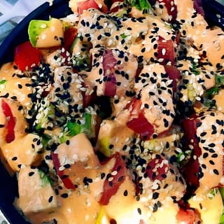 Spicy Aioli Poke Bowl