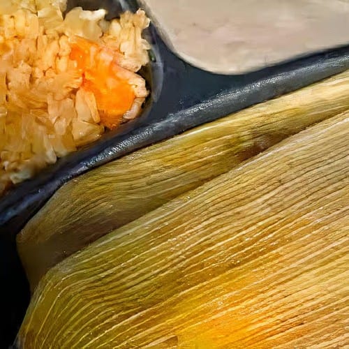 Dinner Pork Tamales.