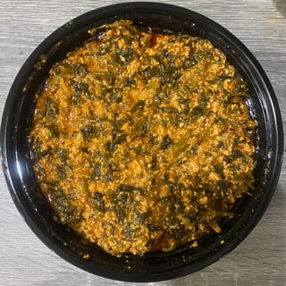 Chicken Fufu & Egusi for 10 people.