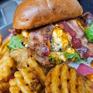 Raging Buffalo Burger