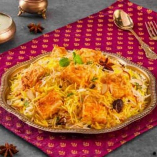 Paneer Biryani.