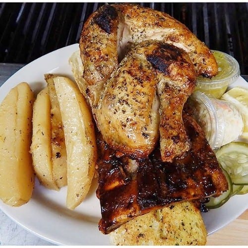 Rib & Chicken Combo.