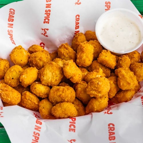 Popcorn Chicken Basket.