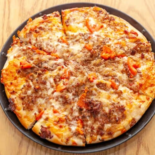 Steak Pizza.