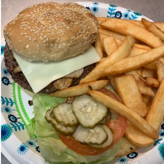 Mushroom Swiss Burger