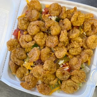 Fried Shrimp Salad