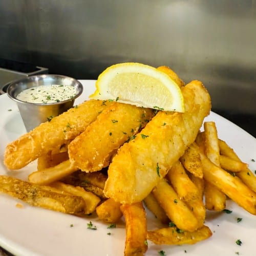 Pub Style Fish-N-Chips.