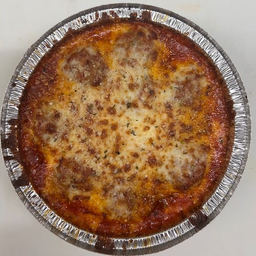 Cheese-Topped Meatballs Bowls.