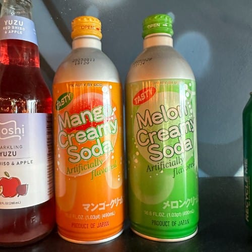 Japanese Mango Creamy Soda.