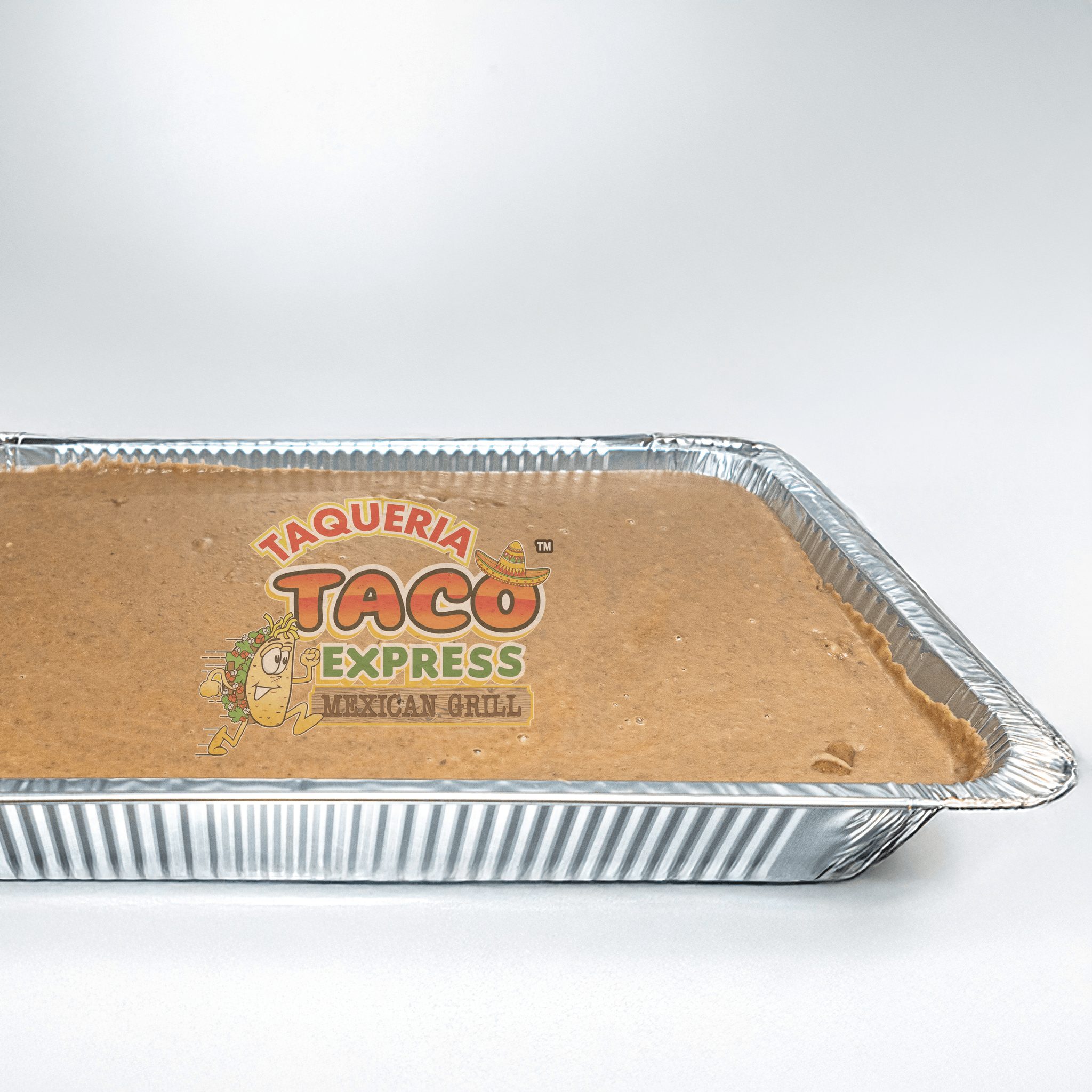 Party Size Trey of Refried Beans.