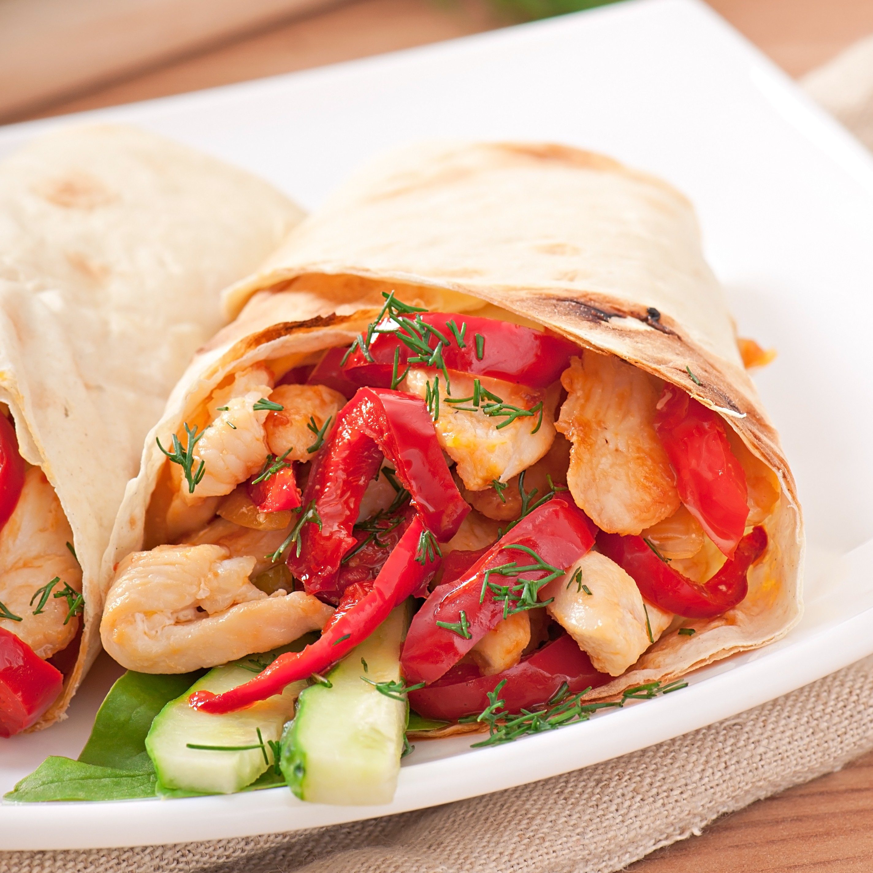 Chicken Kabob Pita.