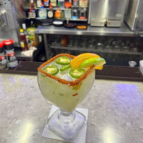 Shaken Jalapeño Margarita.