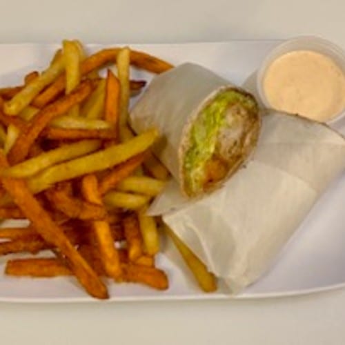 Mauna Kea Shrimp Wrap.