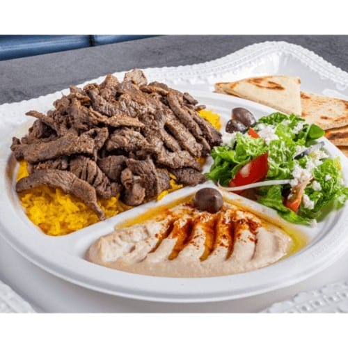 Beef Shawarma Plate.