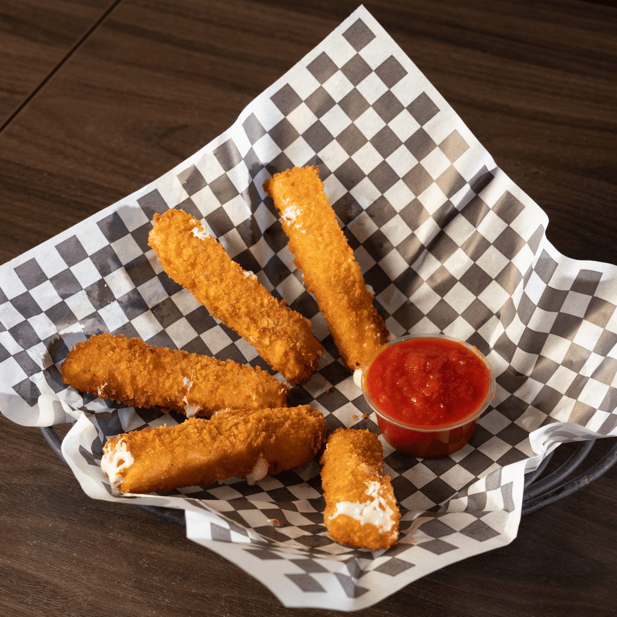 Homemade Fried Cheese.