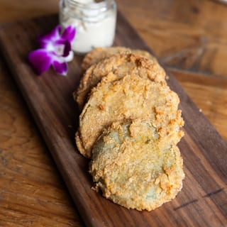 Pickled Fried Green Tomatoes