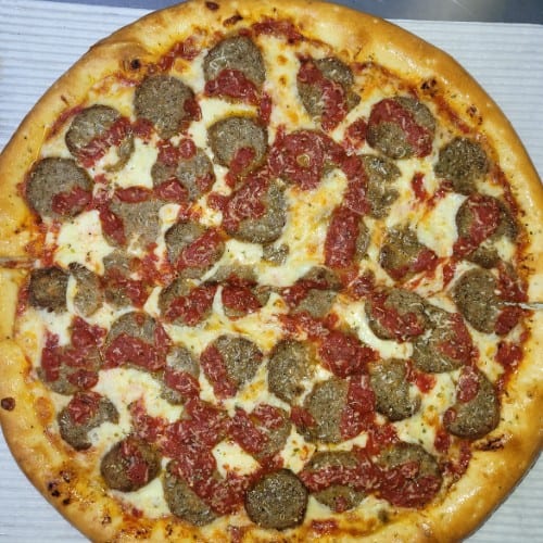 Meatball Explosion Pizza.