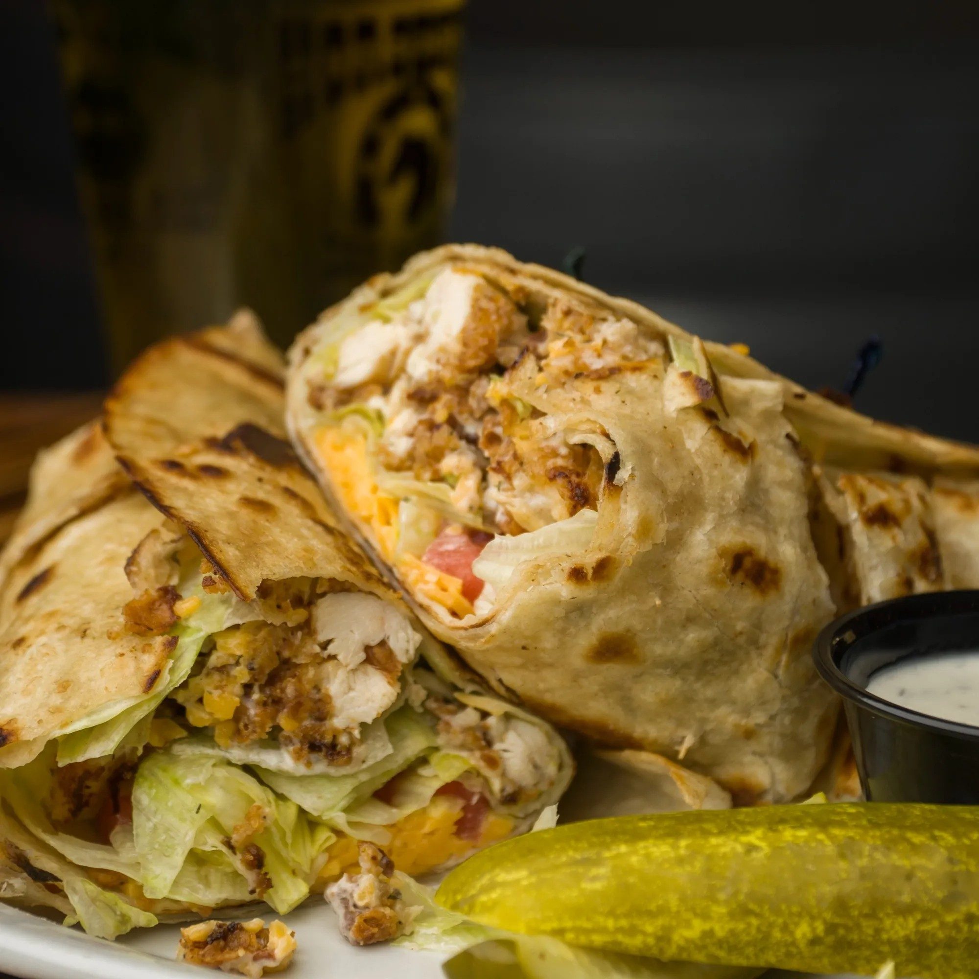 Chicken Bacon Ranch Wrap.