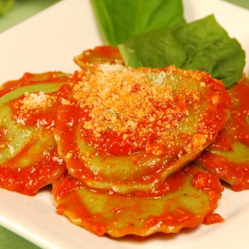 Spinach Ravioli.