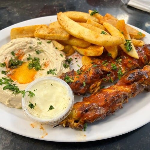 Tandori Chicken Platter.