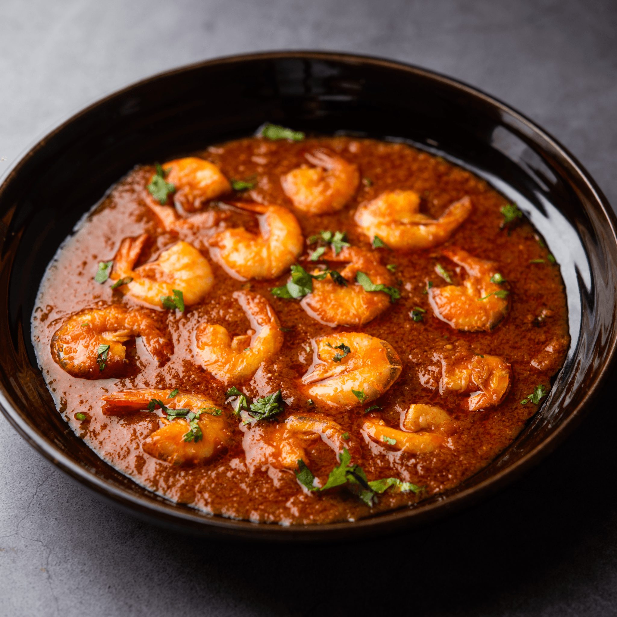 Shrimp masala.