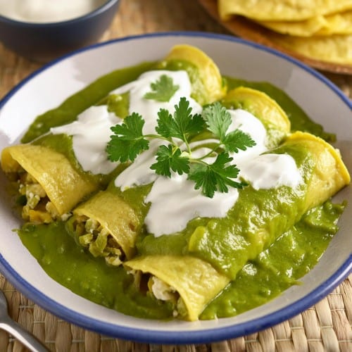 Espinacas Enchiladas.