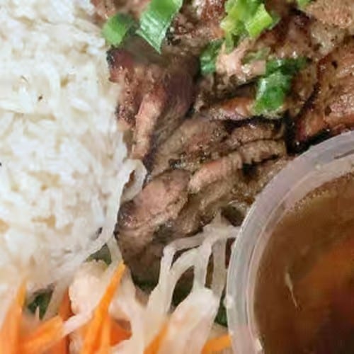 4. Cơm Heo Nướng / Grilled Pork with Rice.