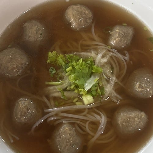 Beef Meatballs Pho.