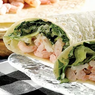 Shrimp Caesar Wrap