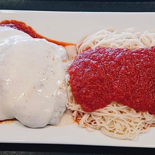 Chicken Parmigiana.