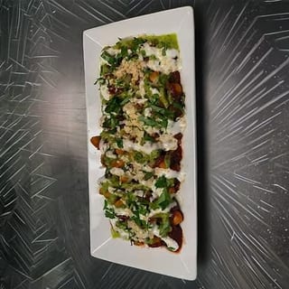 Samosa Chaat (Dairy)