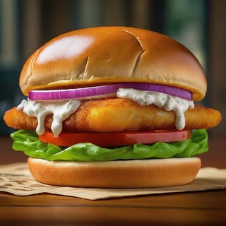 Tilapia Fish Burger