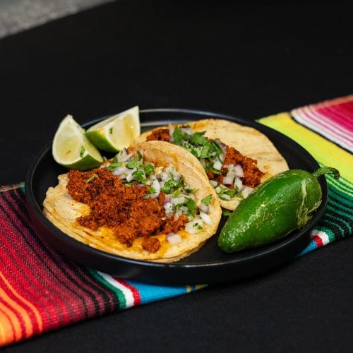 Chorizo Soft Taco.
