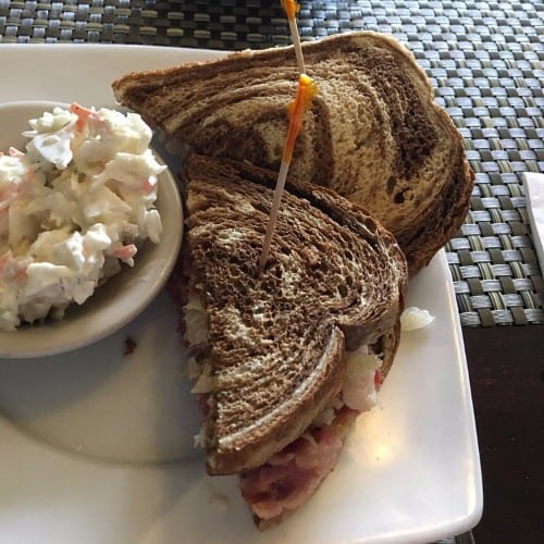 Corned Beef Reuben Sandwich.