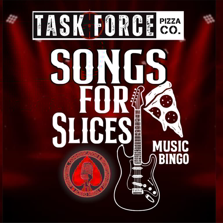 Songs For Slices Music Bingo