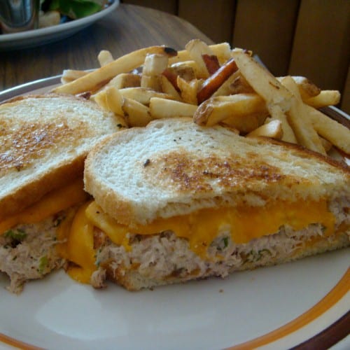 Tuna Melt Sandwich.