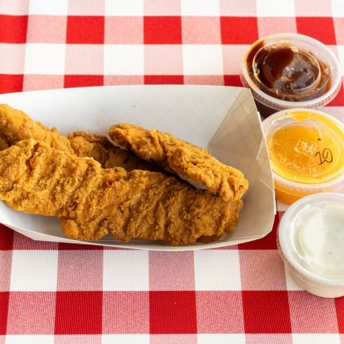 Chicken Tenders and Fries.