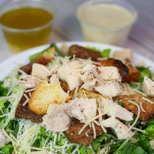 Chicken Caesar Salad.