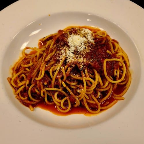 Spaghetti with Marinara.