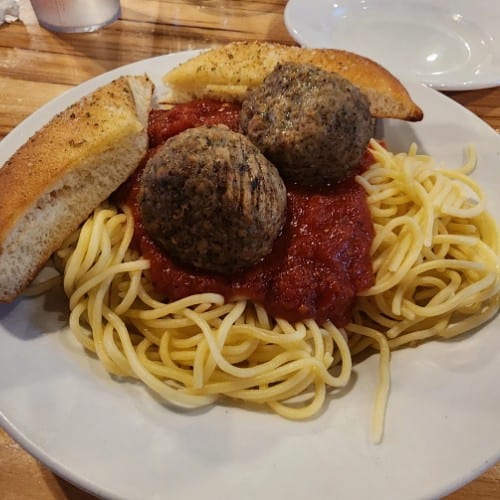 Spaghetti & Meatball Pasta.