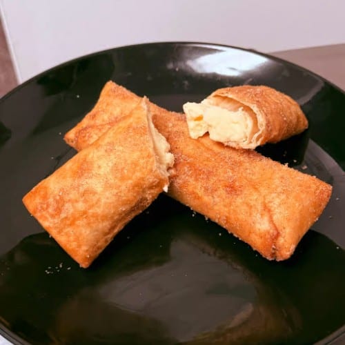 Cheese Cake Pastry Rolls.