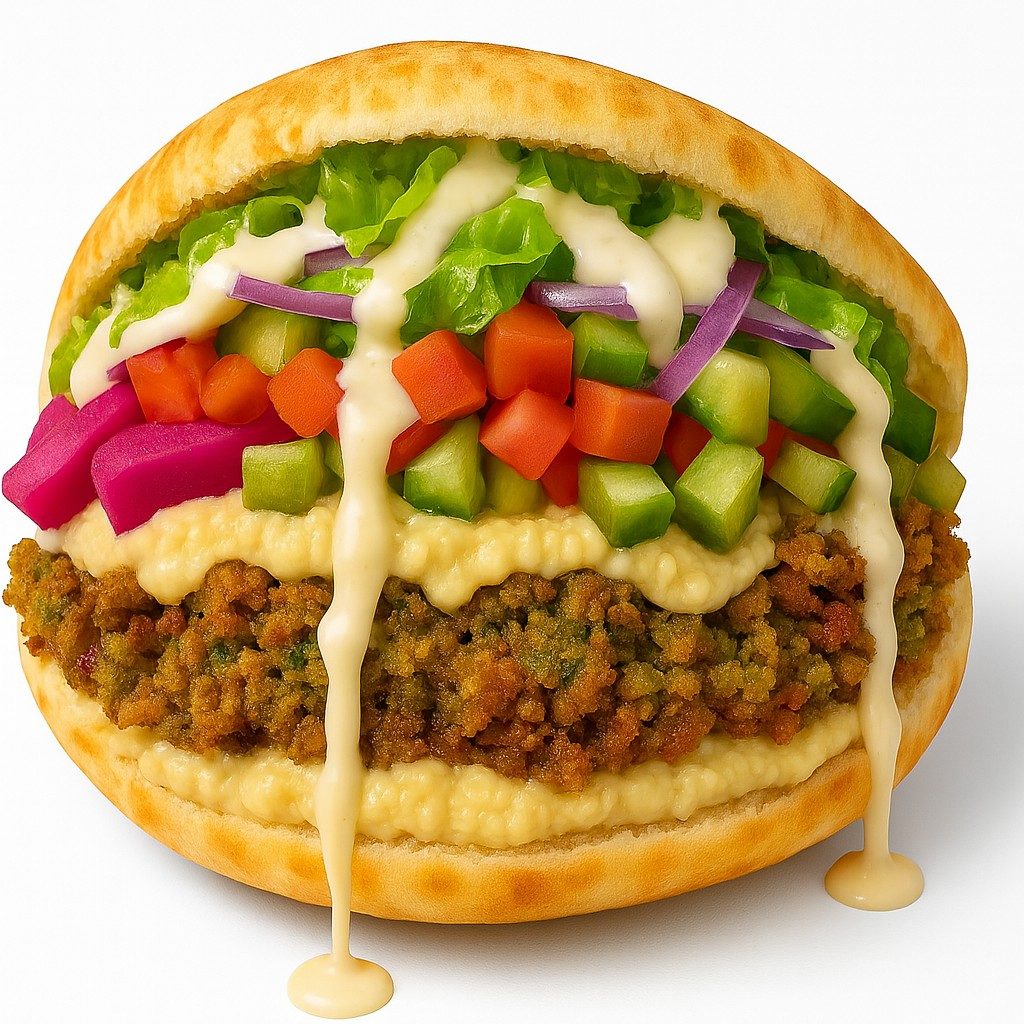Famous Falafel Pita.