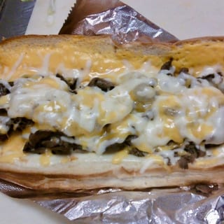 #15  Whole Cheese Steak Sub.